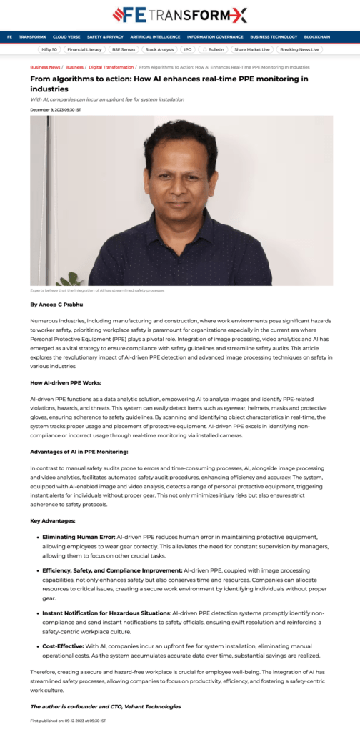 From algorithms to action: How AI enhances real-time PPE monitoring in ...